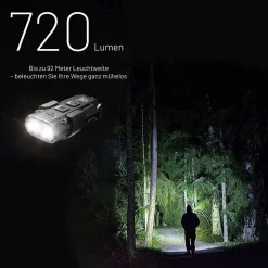 LED Mini-Taschenlampe TIP 3 - 720 Lumen, MCT
