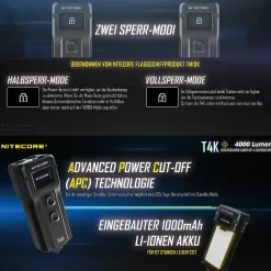 LED Schlüsselbundlampe T4K