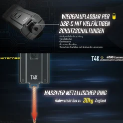 LED Schlüsselbundlampe T4K