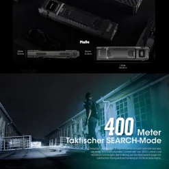 LED Taschenlampe EDC29 Luminblade - 6500 Lumen