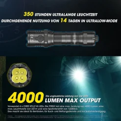 LED Taschenlampe P20iX - 4000 Lumen