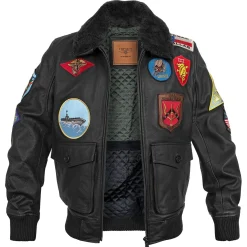 Leder Fliegerjacke 20201007