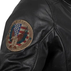 Leder Pilotenjacke Styling