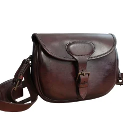 Leder Umhängetasche English Style Cartridge Bag
