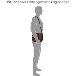 Leder Umhängetasche English Style Cartridge Bag