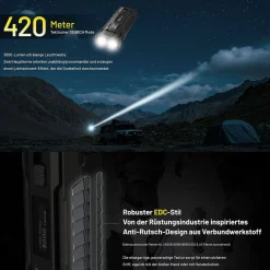 LED-Taschenlampe EDC37 - 8000 Lumen