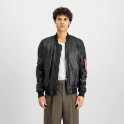MA-1 Leather Bomber Jacket