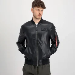 MA-1 VF Vintage Fit Vegan Leather Jacket