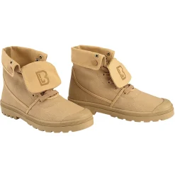Military Canvas Sneaker High Boots