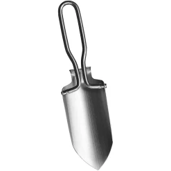 Mini Edelstahl Schaufel klappbar mit Tasche