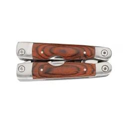 Multitool Pakkaholz Schalen m. Bits u. Etui