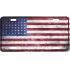 Nummernschild US Style mit Druck Flagge USA WWII