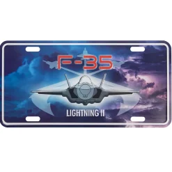 Nummernschild US Style mit Druck F-35 Lightning II