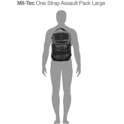 One Strap Assault Pack Large Tactical Black