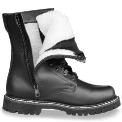 Pilotenstiefel m. Plüschfutter u. RV