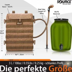 Razor Tactical Hydration Pack 3L