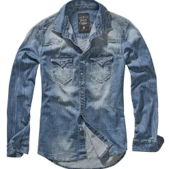 Riley Denimshirt Langarm Hemd
