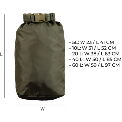Rolltop Stuffsack 210D