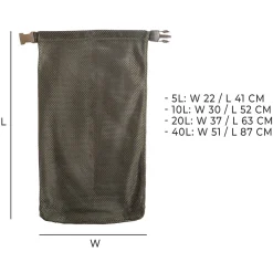 Rolltop Stuffsack Mesh
