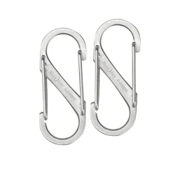 S-Biner Doppel-Clip Karabiner 2er Pack