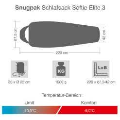 Schlafsack Softie Elite 3