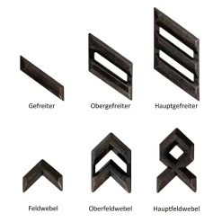 Schulterklappenauflage Metall