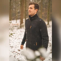 Strickfleece Jacke