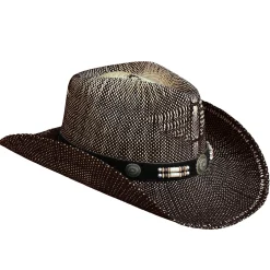 Strohhut mit Hutband Texas