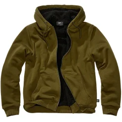 Sweatjacke mit Teddyfell