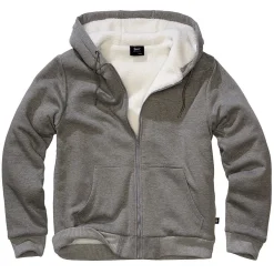 Sweatjacke mit Teddyfell