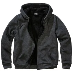Sweatjacke mit Teddyfell