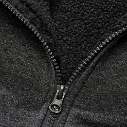 Sweatjacke mit Teddyfell