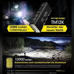 Tactical LED Taschenlampe TM12K