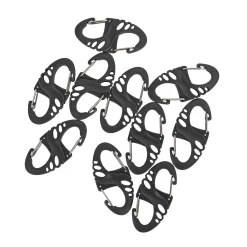 Tactical S-Hook Doppelkarabiner 10er Set