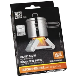 Taschenkocher mit Windschutz 2 x 27 g
