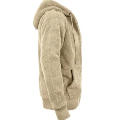 Teddyfleece Jacke mit Kapuze