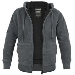 Teddyfleece Jacke mit Kapuze