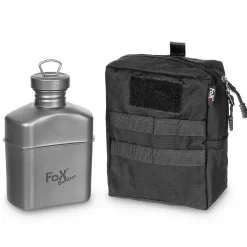Titan Trinkflasche 1 Liter mit Tasche