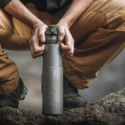Titanium GeoPress Wasserfilter Trinkflasche