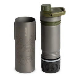 Titanium UltraPress Wasserfilter Trinkflasche