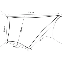 Traveller Camp XXL All-in-one Moskito-Hängematte mit Tarp
