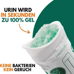 Unisex Taschen-WC 3 x 600 ml Pinkelbeutel