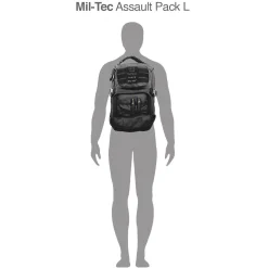 US Assault Pack Small Tactical Black