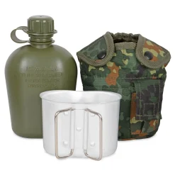 US Feldflasche m. Becher u. Hülle