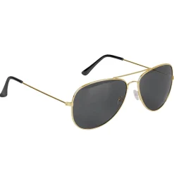 US Pilotenbrille gold m. Etui