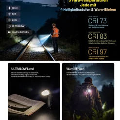 Winkellampe EDC09 - 1600 Lumen