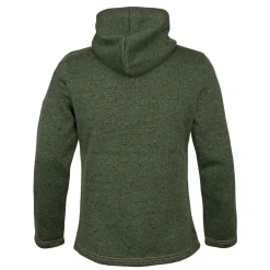 Womens Strickfleece Jacke mit Kapuze