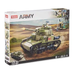 WWII - Italienischer Panzer 2in1 - Bausteine Set M38-B0711 (Sale)