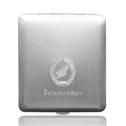 Zigarettenetui mit Gravur Fallschirmjäger